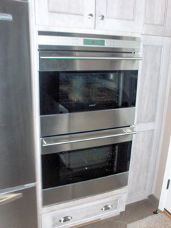 installed built in double oven