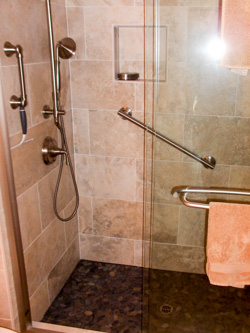 custom tile shower